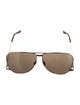 Saint Laurent Aviator Mirrored Sunglasses