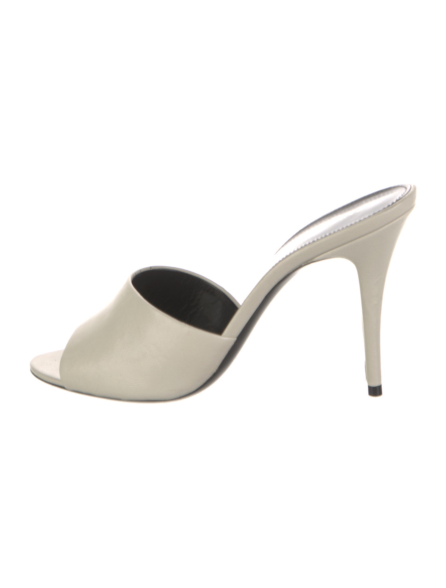 Saint Laurent Leather Slides