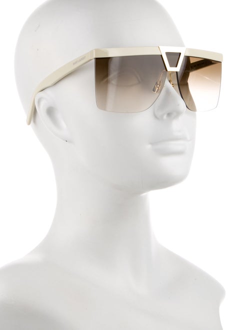 Saint Laurent Shield Gradient Sunglasses