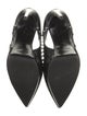 Saint Laurent Leather Cutout Accent Pumps