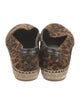 Saint Laurent Suede Animal Print Espadrilles