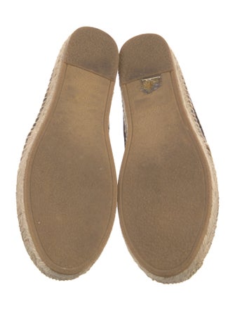 Saint Laurent Suede Animal Print Espadrilles