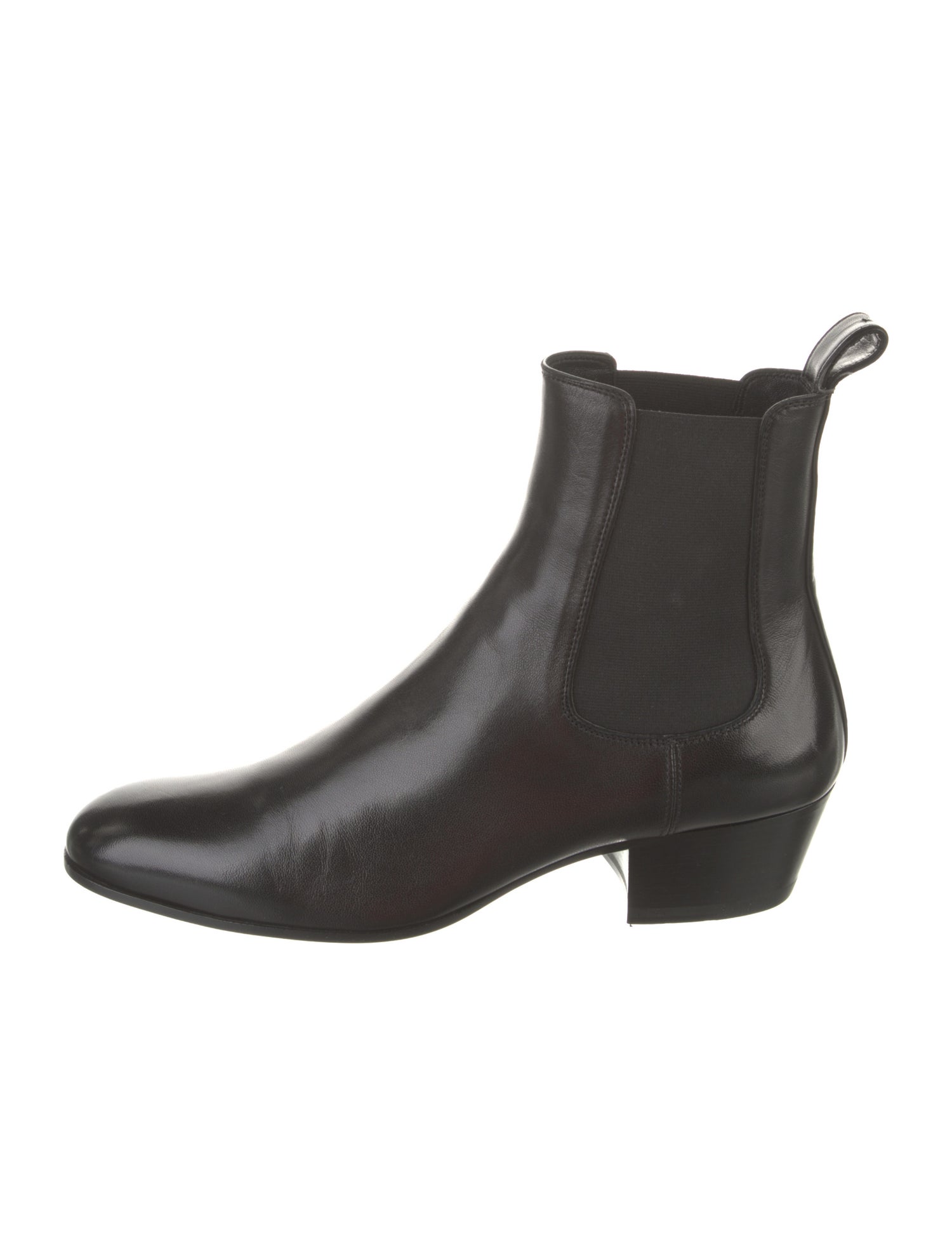Saint Laurent Leather Chelsea Boots