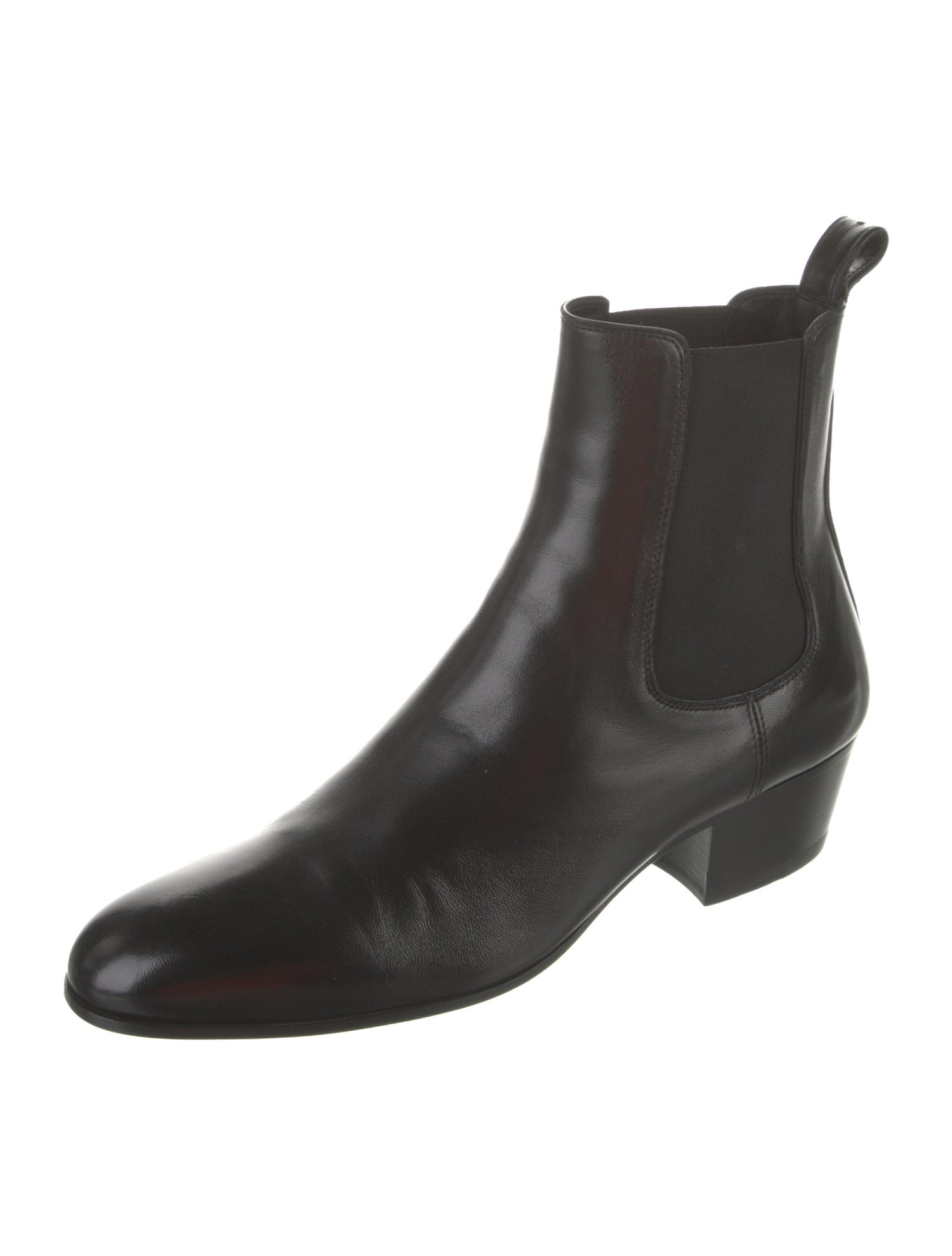 Saint Laurent Leather Chelsea Boots