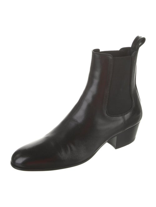 Saint Laurent Leather Chelsea Boots