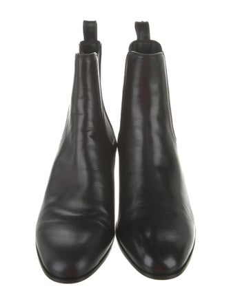 Saint Laurent Leather Chelsea Boots