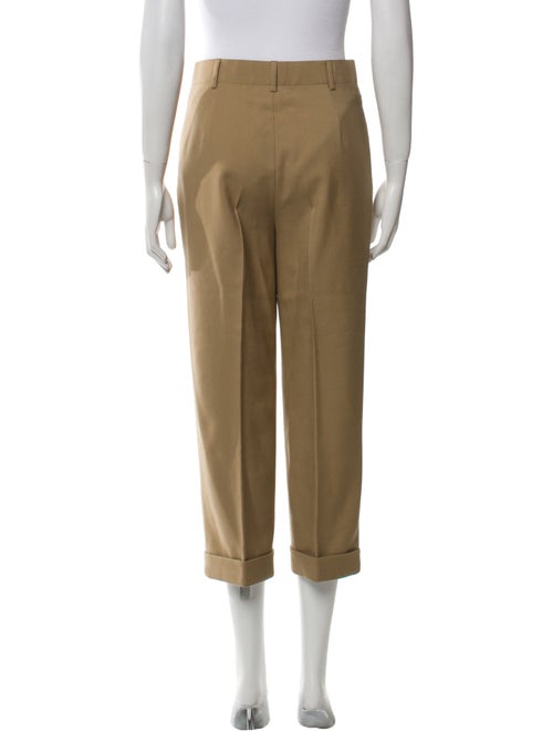 Saint Laurent Virgin Wool Wide Leg Pants