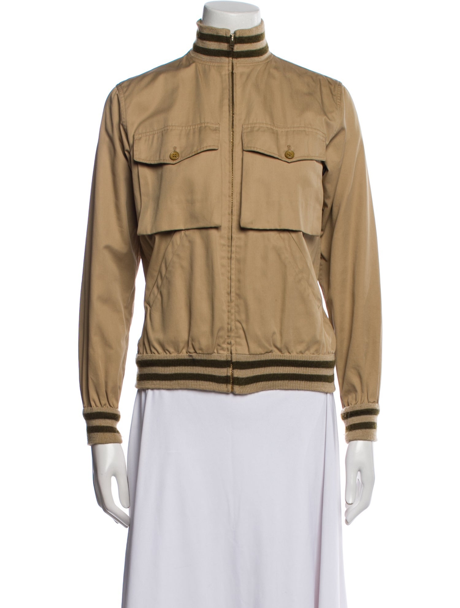 Yves Saint Laurent Rive Gauche Vintage Late 1970's - Early 1980's Utility Jacket