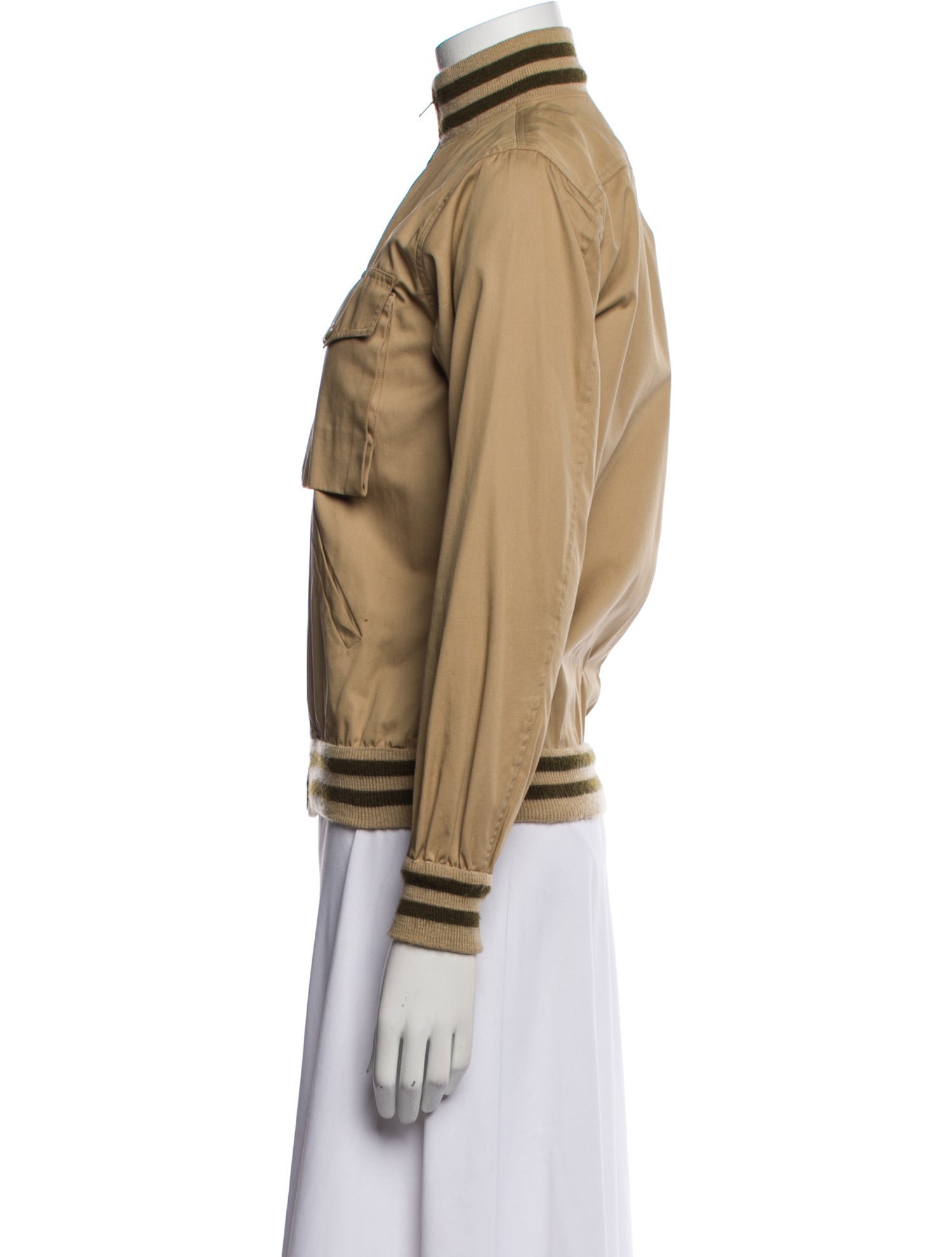 Yves Saint Laurent Rive Gauche Vintage Late 1970's - Early 1980's Utility Jacket