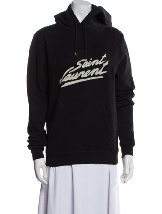 Saint Laurent Graphic Print Crew Neck Sweatshirt