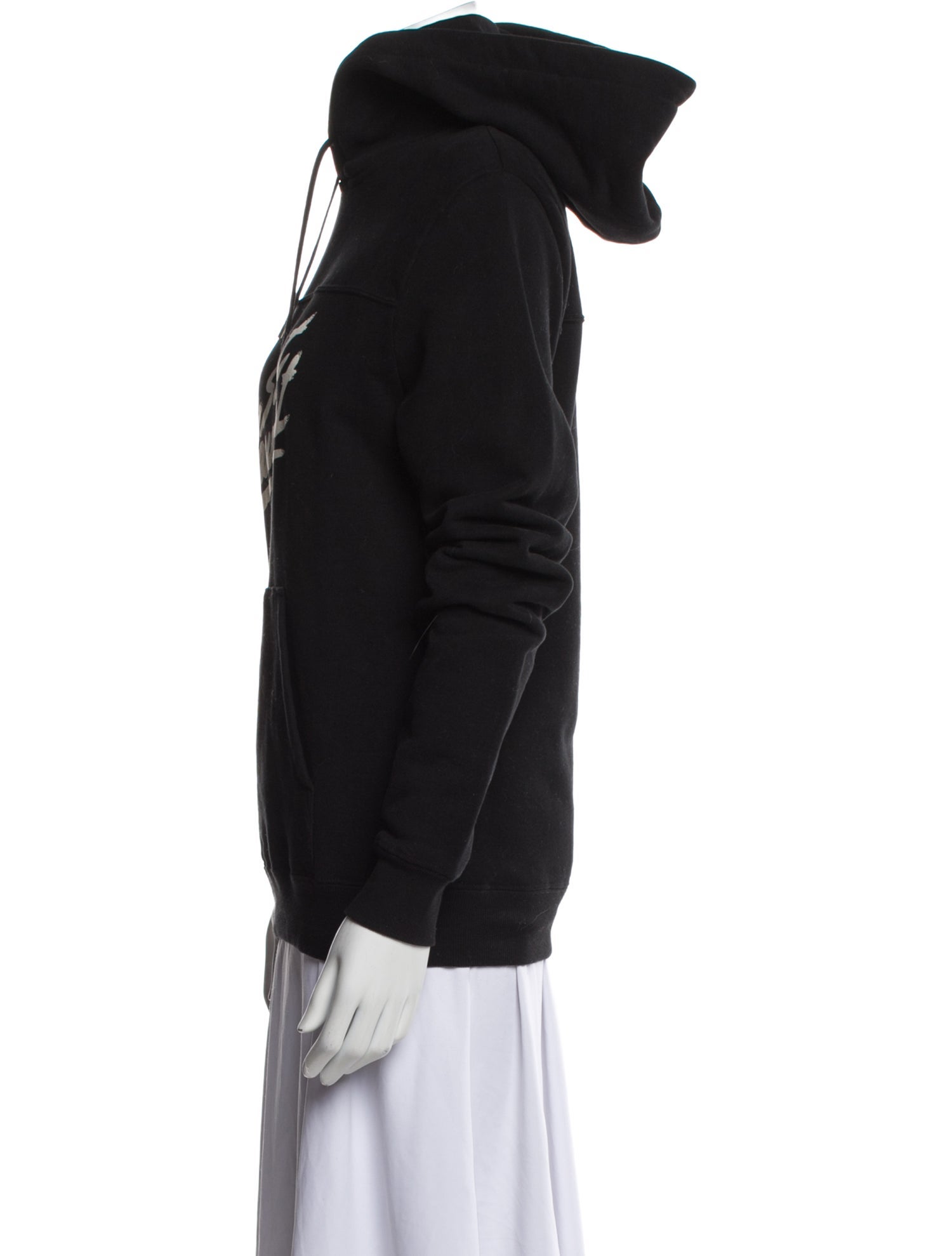 Saint Laurent Graphic Print Crew Neck Sweatshirt