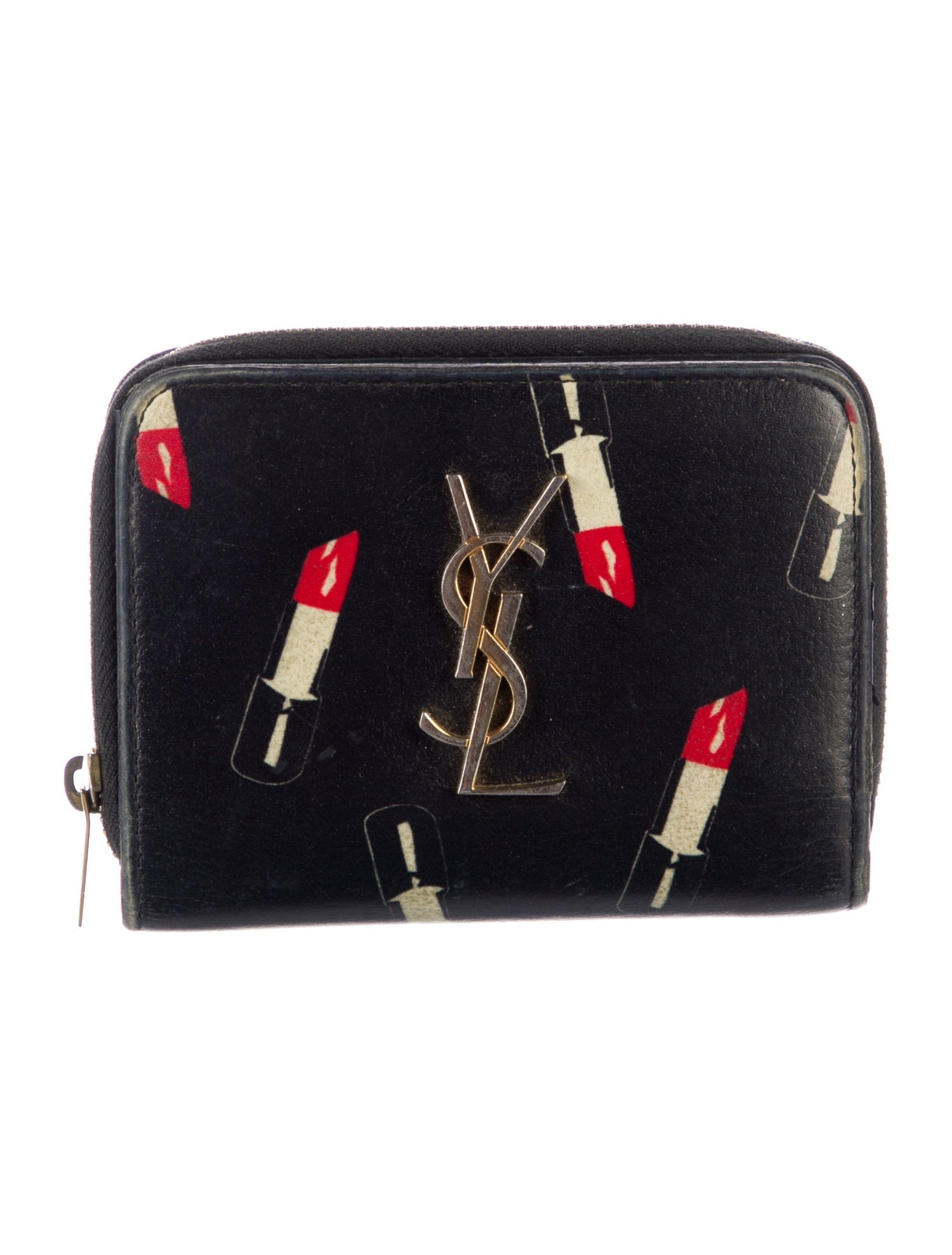 Saint Laurent Leather Printed Wallet