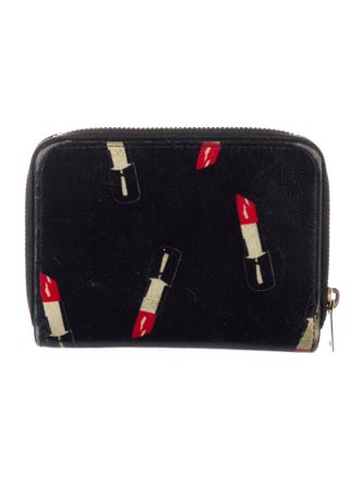 Saint Laurent Leather Printed Wallet