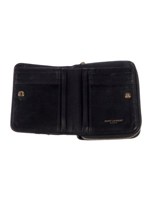 Saint Laurent Leather Printed Wallet