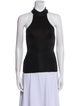 Saint Laurent Silk Halterneck Top