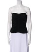 Saint Laurent 2023 Strapless Crop Top