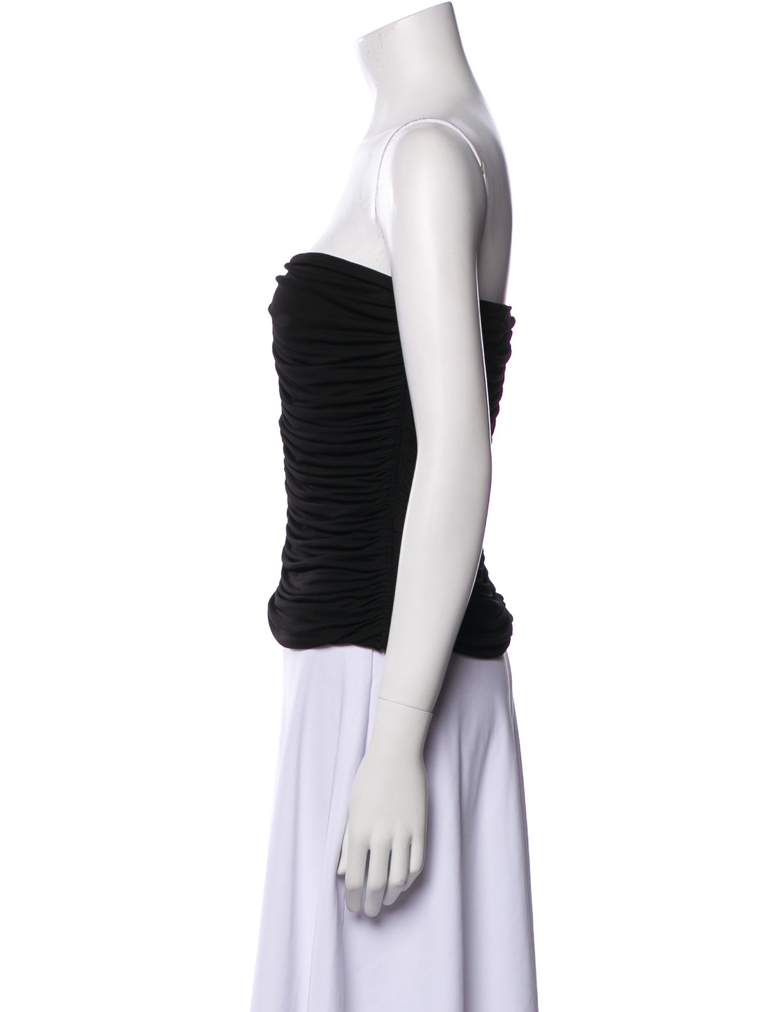 Saint Laurent 2023 Strapless Crop Top