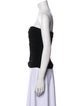 Saint Laurent 2023 Strapless Crop Top