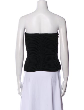 Saint Laurent 2023 Strapless Crop Top