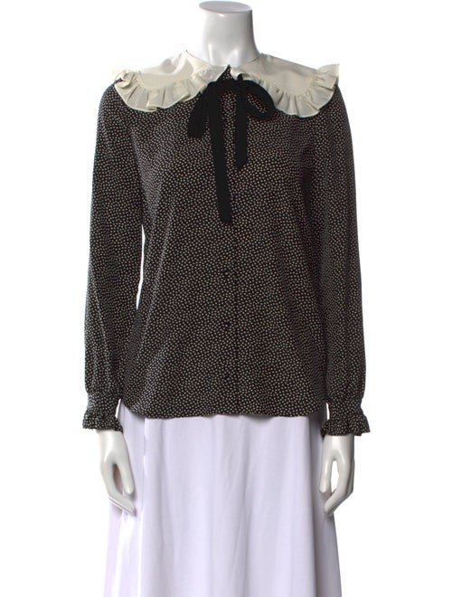 Saint Laurent Silk Printed Blouse