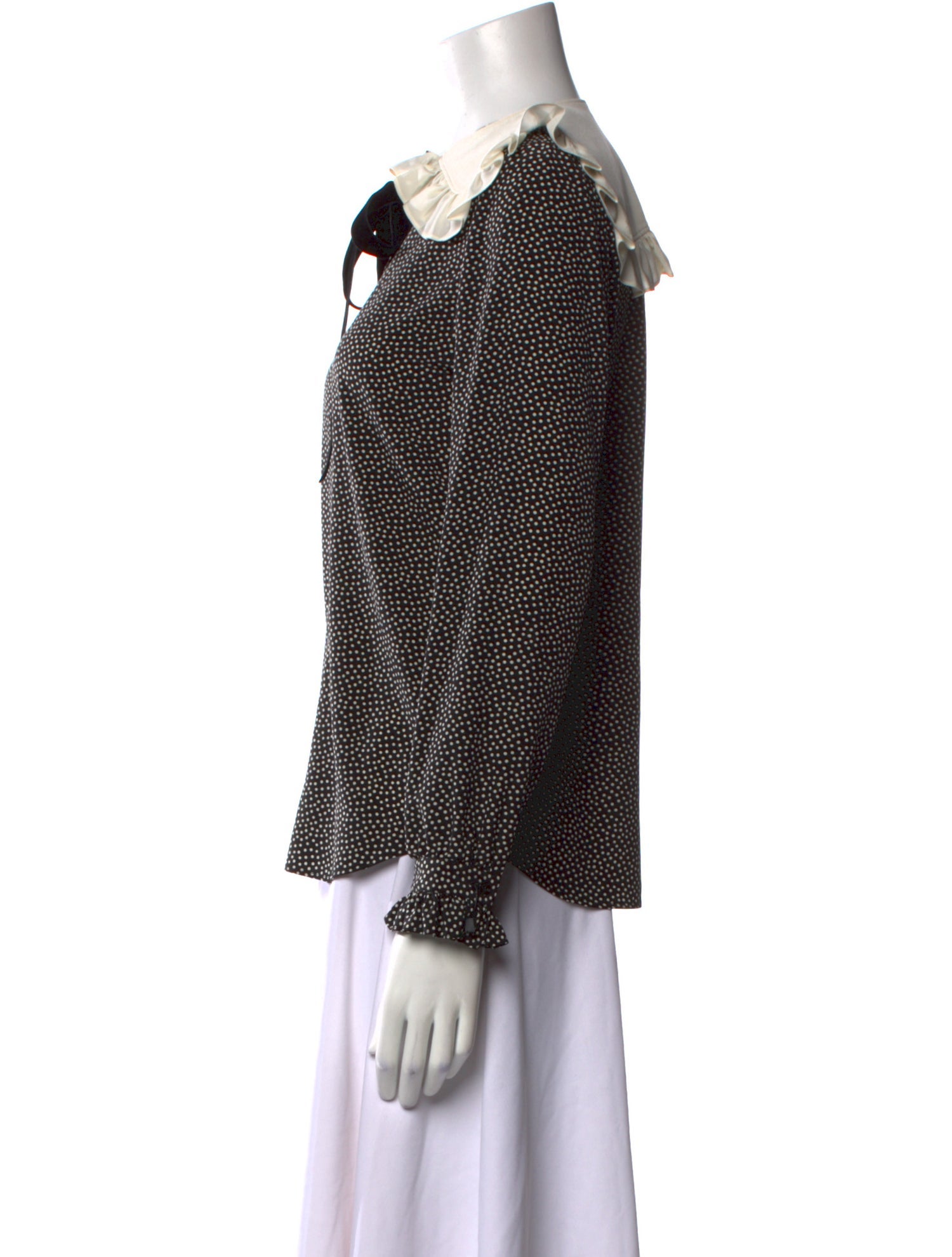 Saint Laurent Silk Printed Blouse