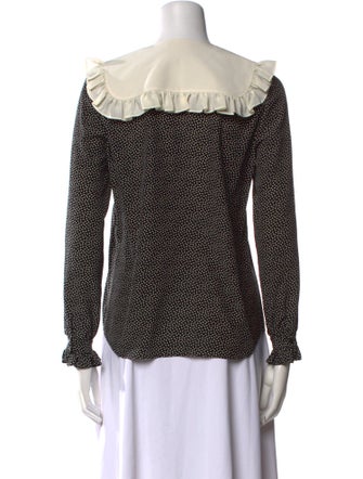 Saint Laurent Silk Printed Blouse