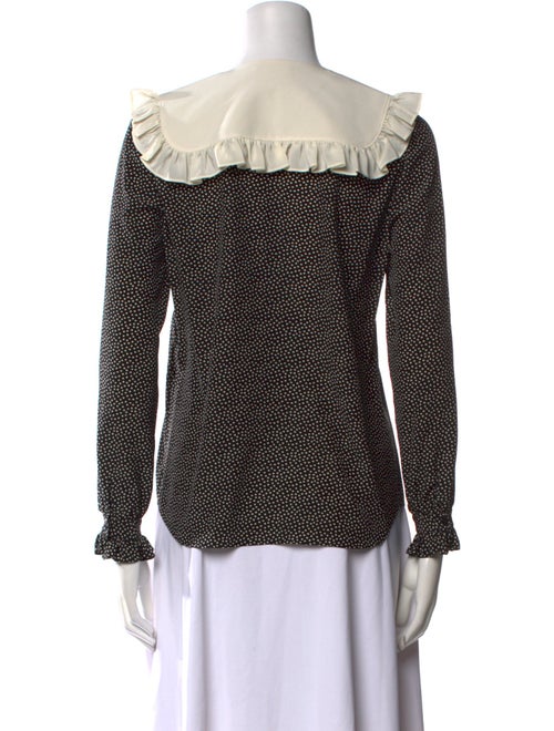 Saint Laurent Silk Printed Blouse