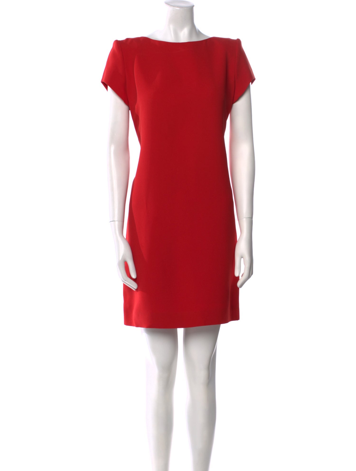 Saint Laurent Bateau Neckline Mini Dress