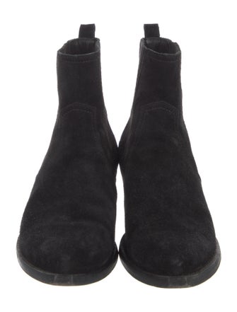 Saint Laurent Suede Chelsea Boots