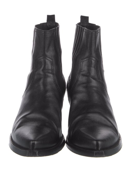 Saint Laurent Leather Western Boots