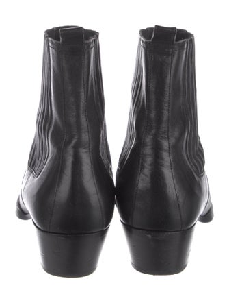 Saint Laurent Leather Western Boots