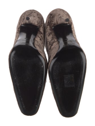 Saint Laurent Velvet Sock Boots