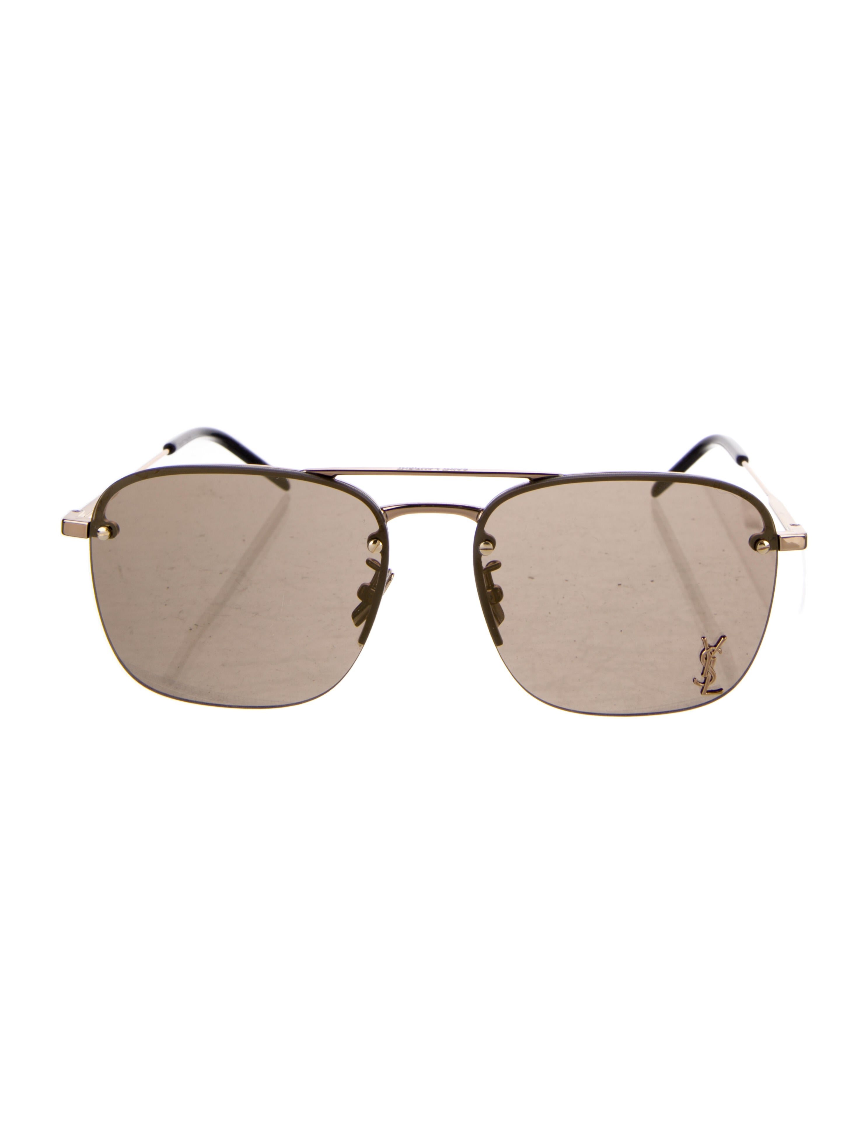 Saint Laurent Aviator Tinted Sunglasses