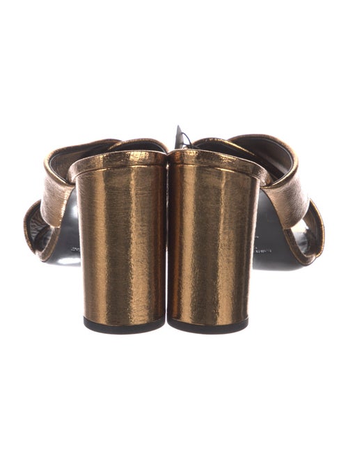 Saint Laurent Leather Slides