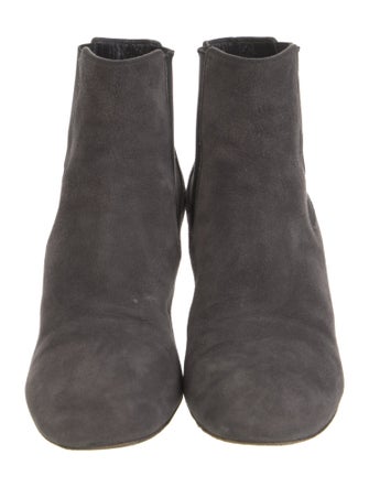 Saint Laurent Suede Chelsea Boots