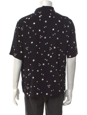 Saint Laurent 2019 Square Dot Print Shirt