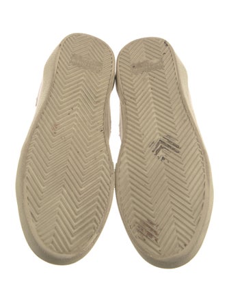 Saint Laurent Canvas Distressed Accents Sneakers