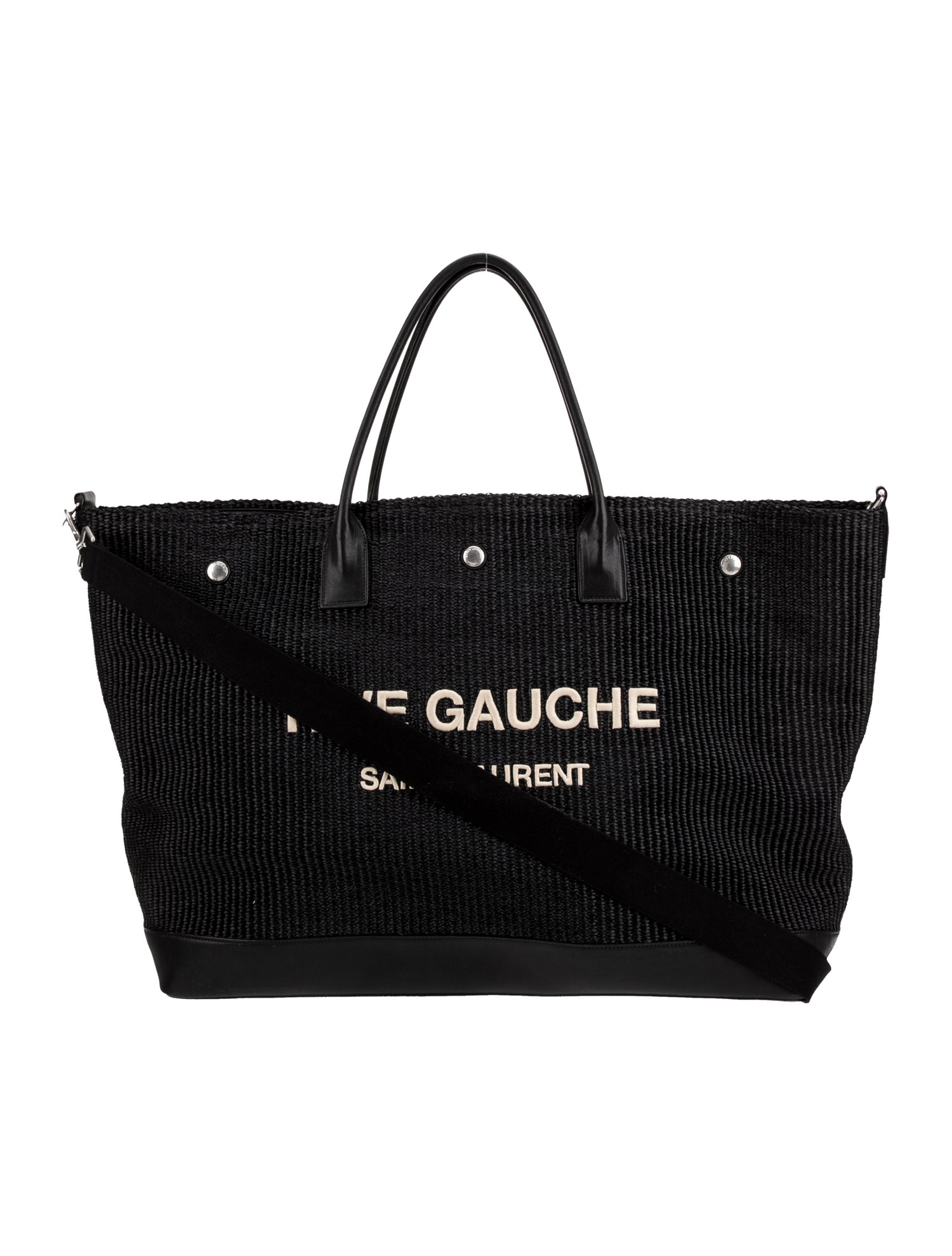 Saint Laurent Raffia Tote 2023