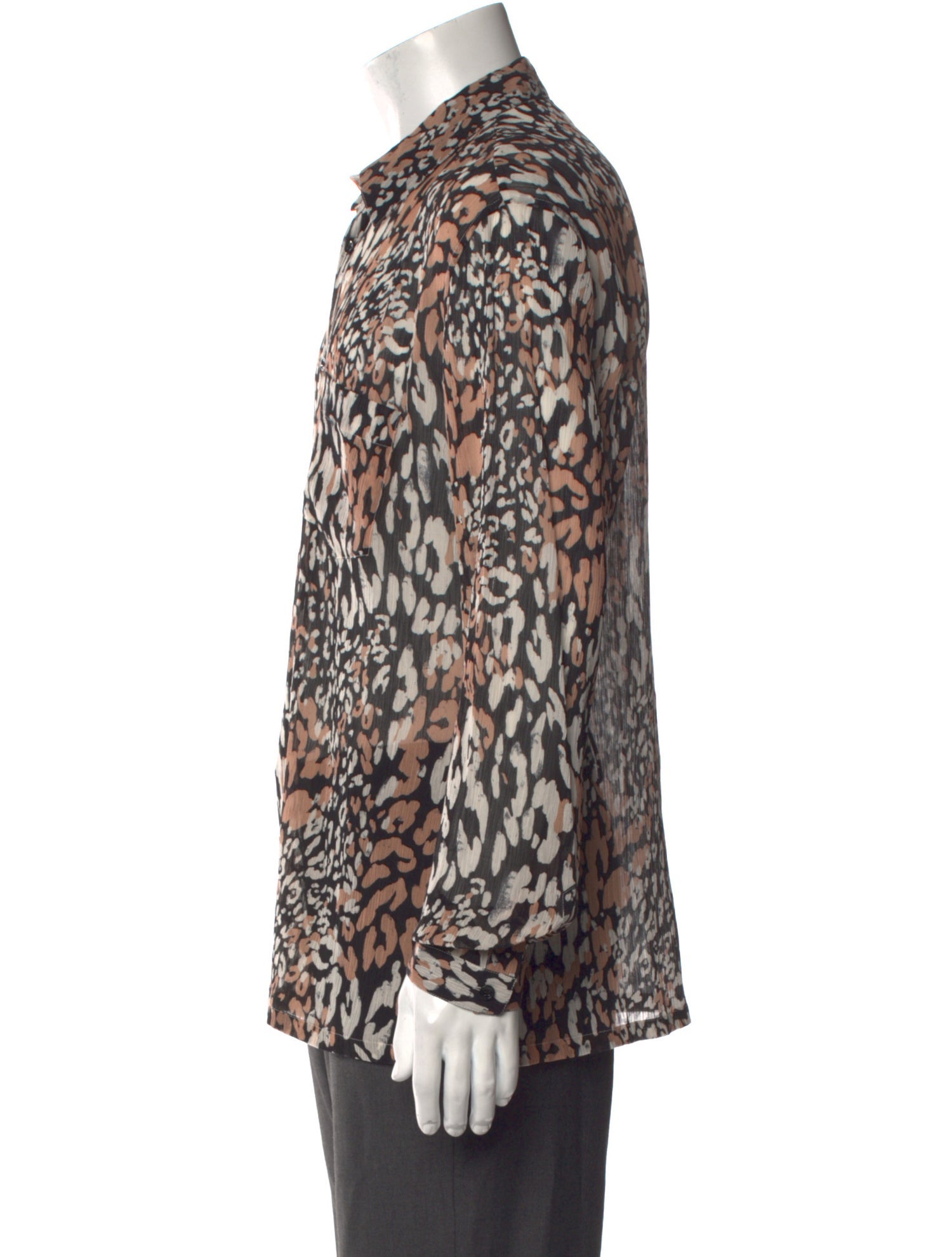 Saint Laurent 2019 Animal Print Shirt