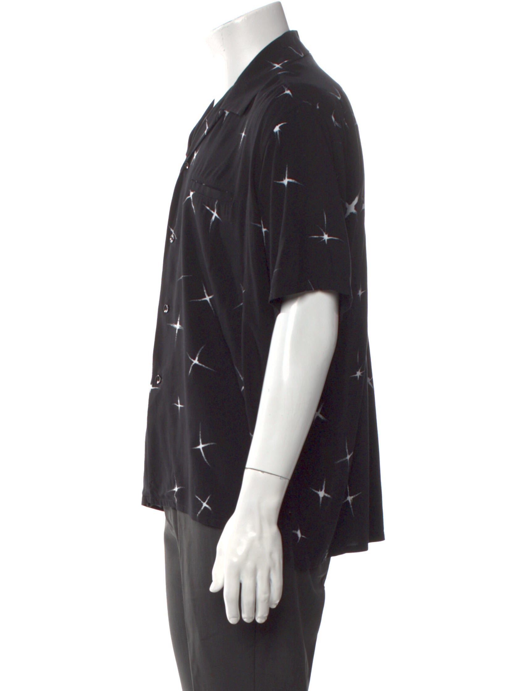 Saint Laurent 2018 Shooting Star Print Shirt