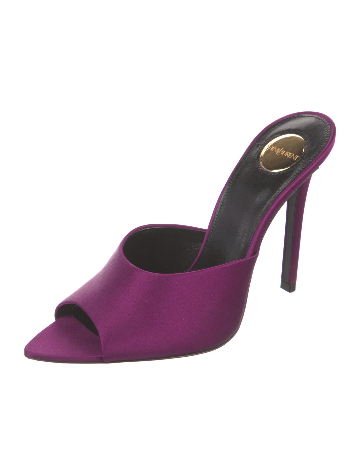 Saint Laurent Satin Slides