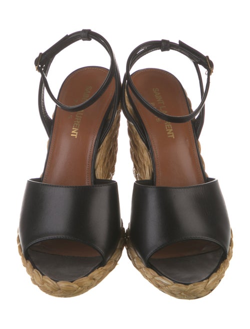 Saint Laurent Leather Espadrilles