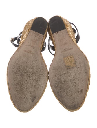 Saint Laurent Leather Espadrilles