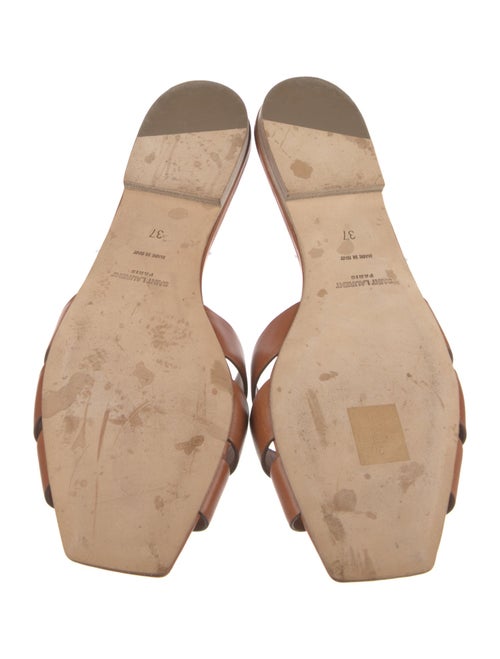 Saint Laurent Leather Slides
