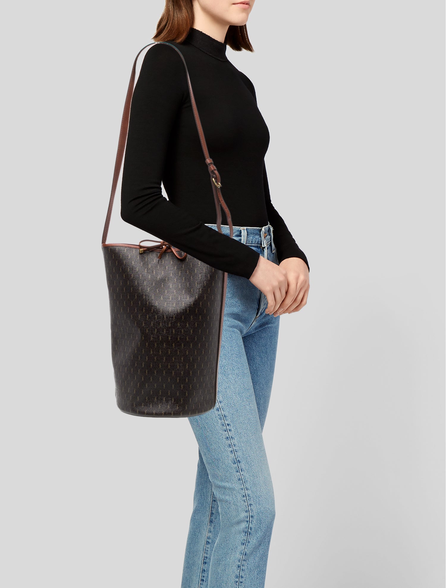 Saint Laurent Monogram Bucket Bag