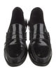Saint Laurent Patent Leather Ruffle Embellishment Loafers