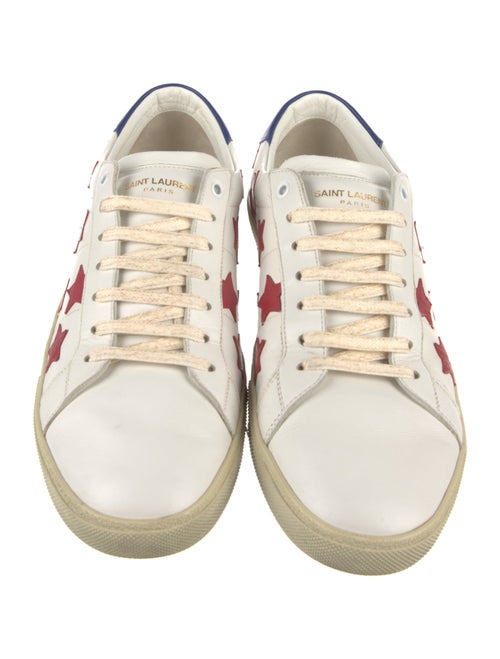 Saint Laurent Leather Printed Sneakers