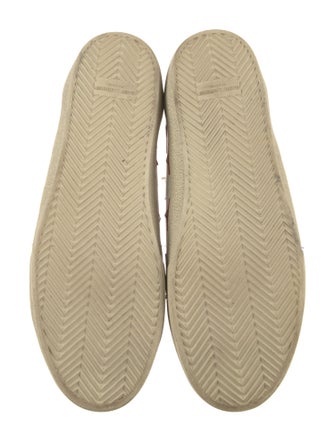 Saint Laurent Leather Printed Sneakers