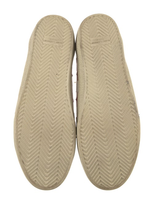 Saint Laurent Leather Printed Sneakers