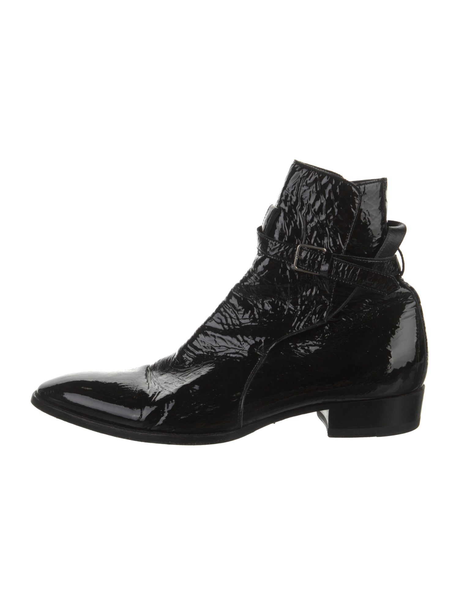 Saint Laurent Patent Leather Boots